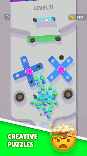 Android application Marble Screw: Collector screenshort