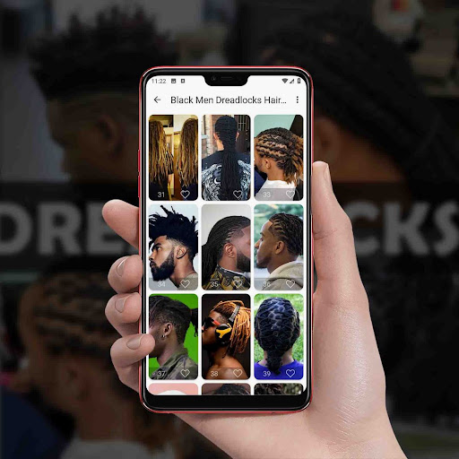 Black Men Dreadlocks Hairstyle screenshot 7