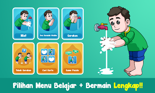 Android application Belajar Wudhu dan Doa screenshort