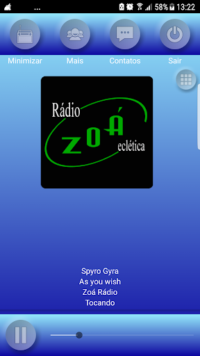 Android application ZOÁ RADIO screenshort