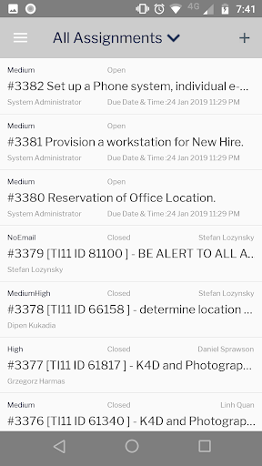 Android application Track-It! screenshort