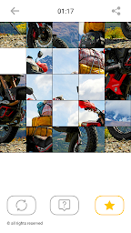 Jigsaw Motorcycle Puzzles: Smart Mosaic Games