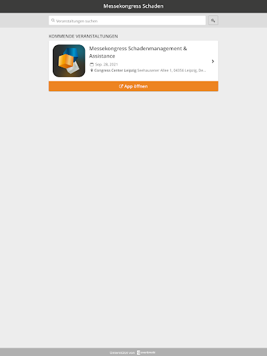 Messekongress Schaden