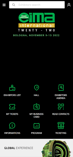 Android application EIMA International screenshort