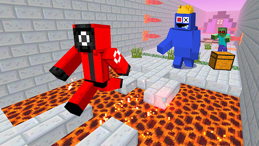 Screenshot 10 Craft Stumble: Rainbow Guys android