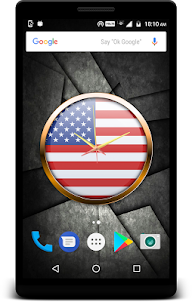 USA Clock Live Wallpaper