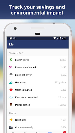 Screenshot of Alamo Commutes