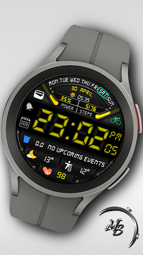 Digital Watch Face MB262 screenshot 4