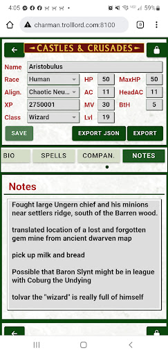 CC Character Manager