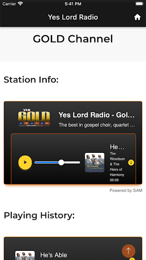 Yes Lord Radio Screen 3
