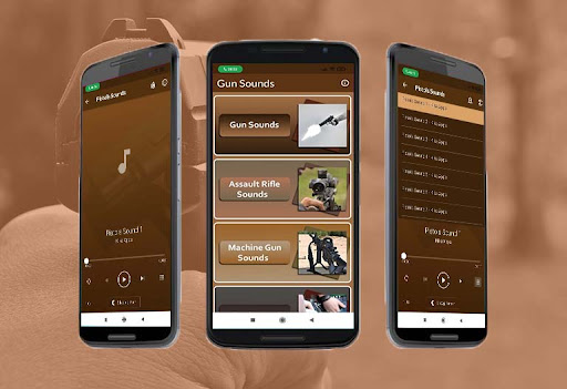 Android application Pistols Sounds screenshort