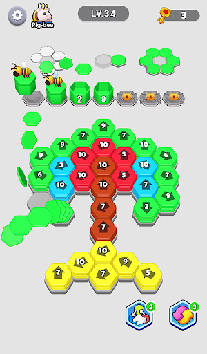 Bee Out - Hexa Away Puzzle 2