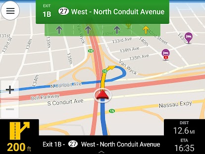 CoPilot GPS Navigation Screenshot