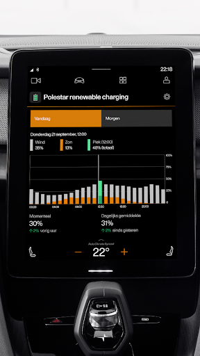 Polestar renewable charging Screen 2