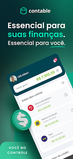 Android application Contable - Finanças Pessoais screenshort