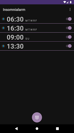 Insomnialarm Screen 2