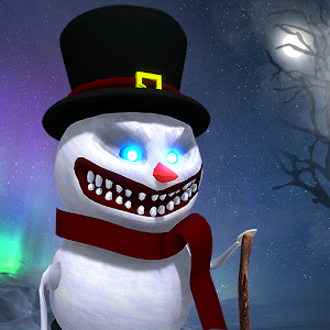 Scary Snowman Scream Town: Horror Ice Survival