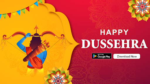 Android application Happy Dussehra Wishes screenshort