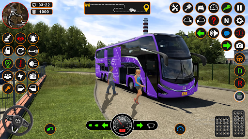 Android application Bus Games Simulator 3D Offline screenshort