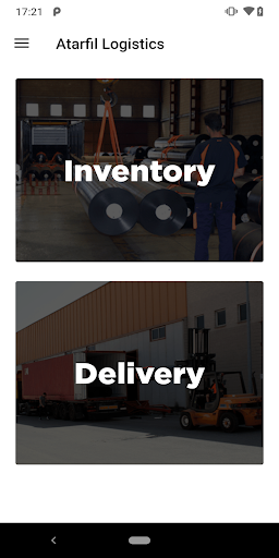Android application Atarfil Logistics screenshort