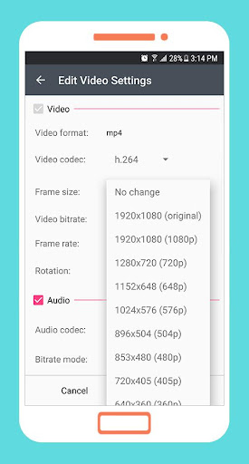 Screenshot of To mp4 3gp webm Video Converte