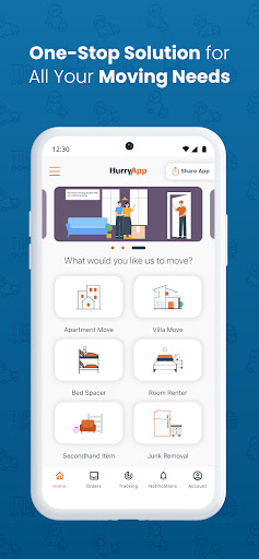 HurryApp: Easy Affordable Move Screen 2
