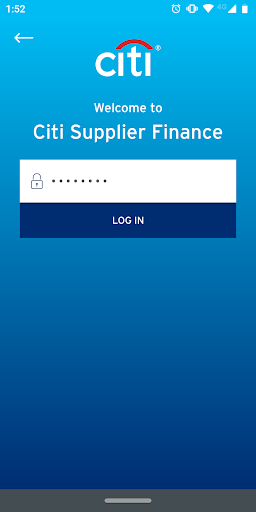 Citi Supplier Finance Screen 3