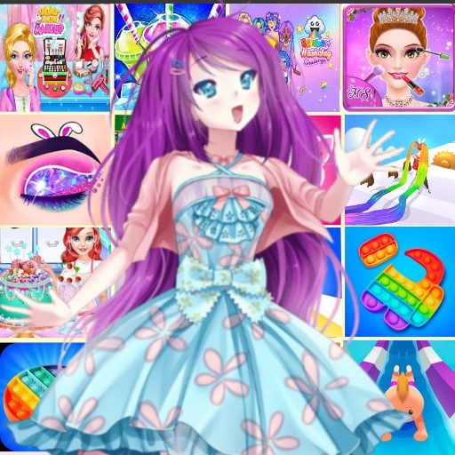 Girl games Dress-up and makeup logo