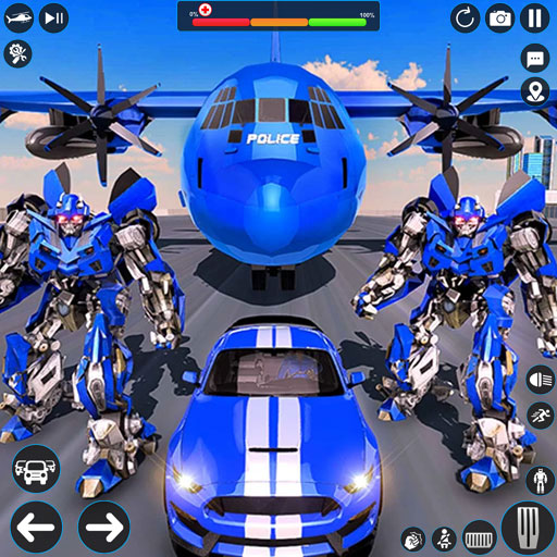 Police Robot Transport Games 8.8 Icon