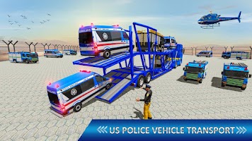 Police Fire Truck Transport
