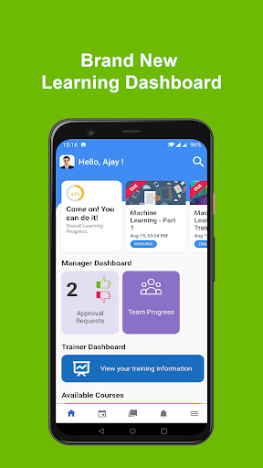 Android application Zing Learn screenshort