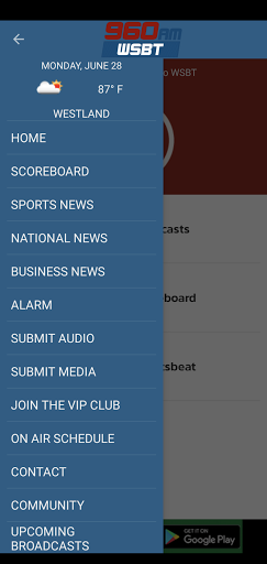960AM WSBT Screen 2
