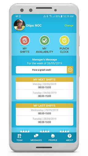 Android application Otipo screenshort