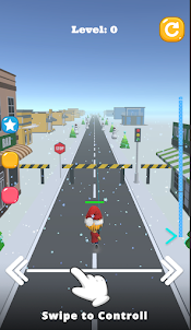 Catch Santa: Runner Shooter 3D