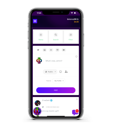 Android application PHI Network screenshort