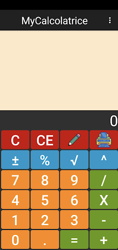 Android application My Calculator screenshort