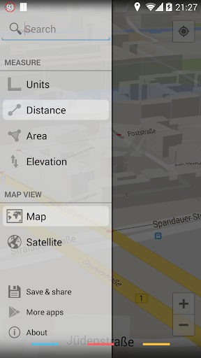 Maps Measure  screenshots 2