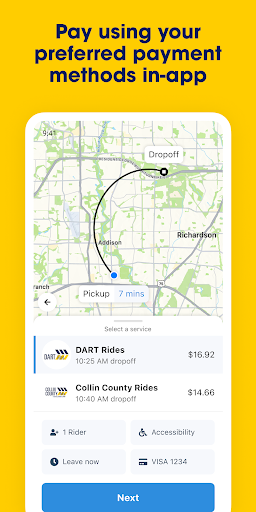 DART Rider Assistance Programs Screen 2