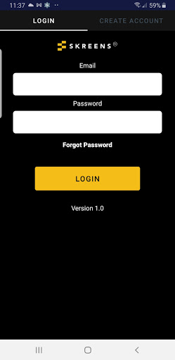 Android application Skreens Watch Now screenshort