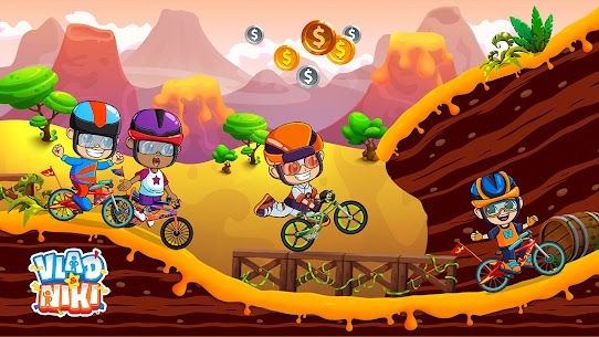 Vlad & Niki: Kids Bike Racing Apk Mod for Android [Unlimited Coins/Gems] 3
