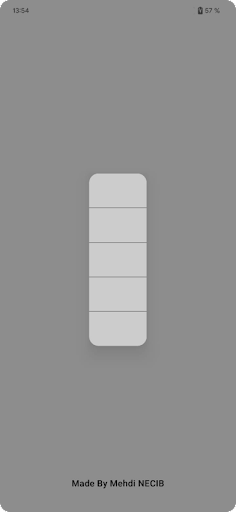 Android application Adjustable Flash Light screenshort