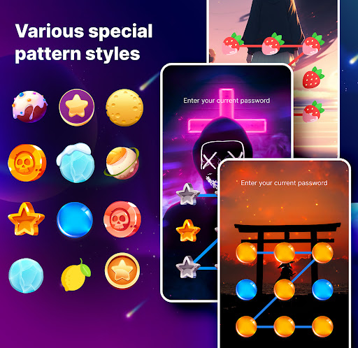 Pattern Lock Screen & Pincode Screen 3