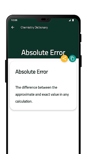 Chemistry Dictionary Screen 3