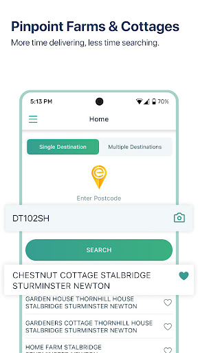 DelM8 UK Address Finder Screen 3