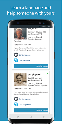 Mixxer Language Exchange Screen 2
