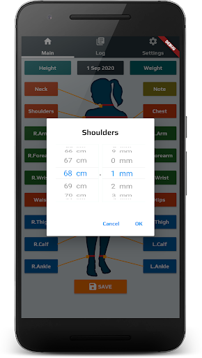 Body Measurements Diary - Musc Screenshot 3 - AppWisp.com