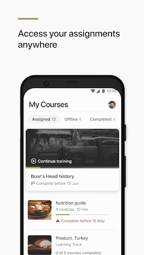 Boars Head eLearning Academy Screen 2