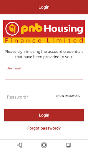 Android application VConnect by PNBHousing screenshort