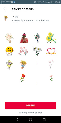 Animated Love Couple Stickers for WhatsApp