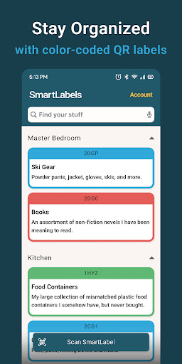 Smart Labels Screen 2